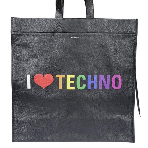 ⭐️ Balenciaga I ❤️ Techno Tote - Picture 2 of 4